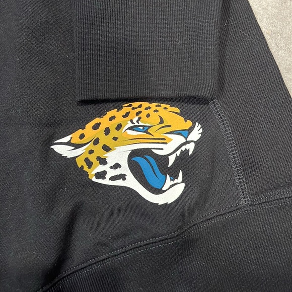 Women's G-III Sports Carl Banks Black Jacksonville Jaguars Bling Sweatshirt XL - Picture 2 of 6